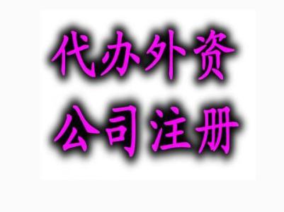 外资公司注册分公司