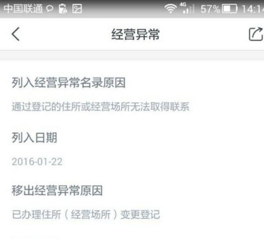 注册地址被工商局查了