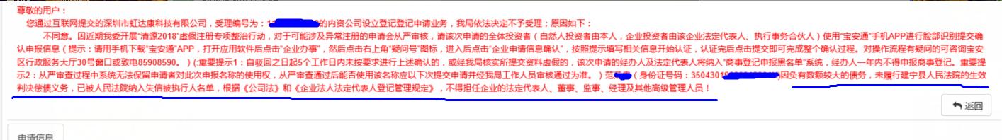 信用黑名单